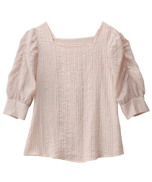 GeeRA（ジーラ）の「スクエアネックパワショルブラウス（シャツ/ブラウス・レディース・ベージュ/オレンジ・MEDIUM/LARGE/X-LARGE）」の20枚目の写真