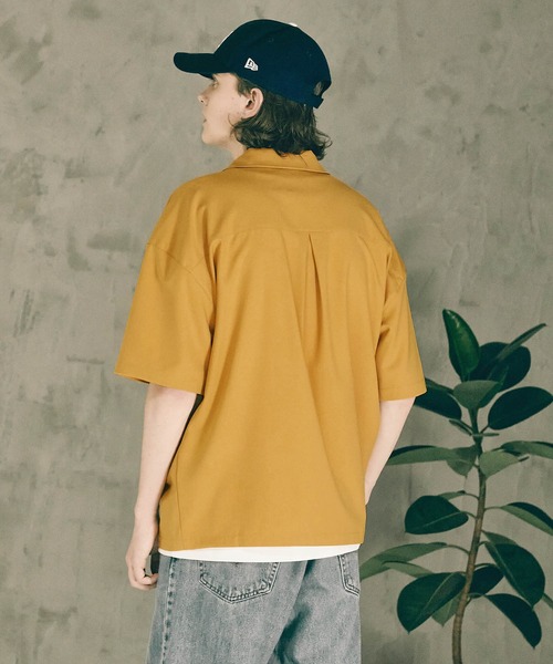 WONDER WONDER（ワンダーワンダー）の「柄ライン オープンカラーシャツ（シャツ/ブラウス・メンズ・ブラック/イエロー/ブルー・S/M/L）」の13枚目の写真