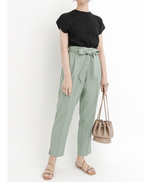 Te chichi(テチチ)の「総針プリーツニット(ニット/セーター・レディース・パープル/ブラック/ベージュ・フリ-)」の8枚目の写真