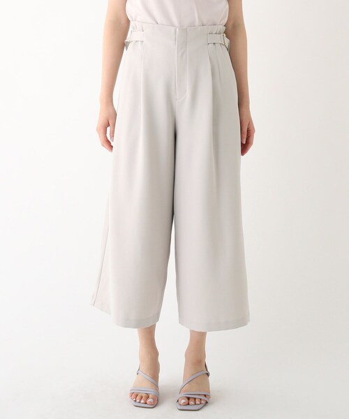 index（インデックス）の「◆MERMAID LINEC ドビークロップドワイドパンツ【WEB限定】（その他パンツ・レディース・ライトグレー/ブラック/ブルー・36/38/40/42）」の4枚目の写真