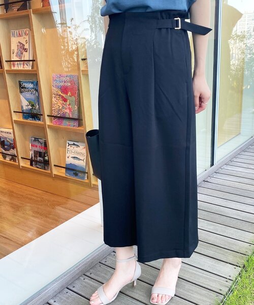 index（インデックス）の「◆MERMAID LINEC ドビークロップドワイドパンツ【WEB限定】（その他パンツ・レディース・ライトグレー/ブラック/ブルー・36/38/40/42）」の17枚目の写真