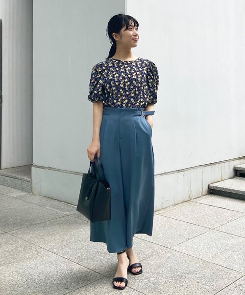 index（インデックス）の「◆MERMAID LINEC ドビークロップドワイドパンツ【WEB限定】（その他パンツ・レディース・ライトグレー/ブラック/ブルー・36/38/40/42）」の19枚目の写真