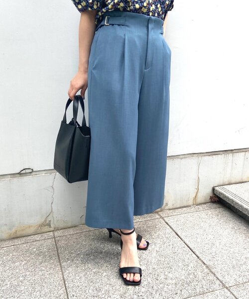 index（インデックス）の「◆MERMAID LINEC ドビークロップドワイドパンツ【WEB限定】（その他パンツ・レディース・ライトグレー/ブラック/ブルー・36/38/40/42）」の20枚目の写真