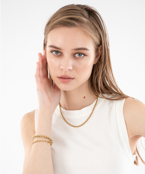 ALEXIA STAM（アリシアスタン）の「Rope Chain Bracelet /4mmロープブレスレット（ブレスレット・レディース・ゴールド・FREE）」の3枚目の写真