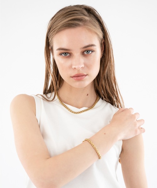 ALEXIA STAM（アリシアスタン）の「Rope Chain Bracelet /4mmロープブレスレット（ブレスレット・レディース・ゴールド・FREE）」の6枚目の写真