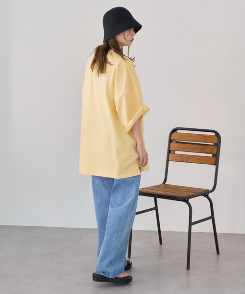 WHIMSIC（ウィムジック）の「【WHIMSIC】イーストステートビッグTEE（Tシャツ/カットソー・レディース・イエロー/グリーン/ピンク・FREE）」の16枚目の写真