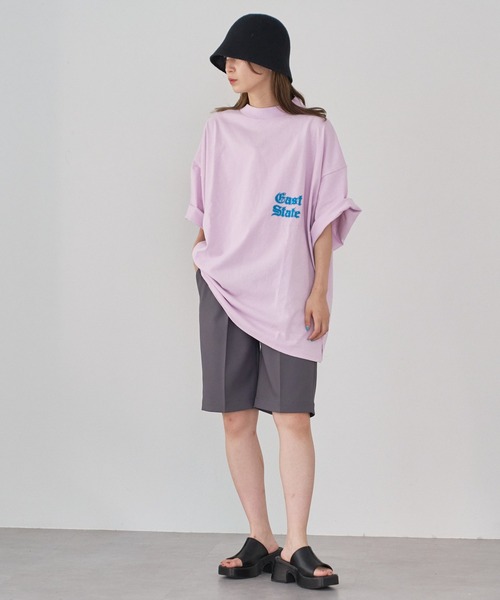 WHIMSIC（ウィムジック）の「【WHIMSIC】イーストステートビッグTEE（Tシャツ/カットソー・レディース・イエロー/グリーン/ピンク・FREE）」の20枚目の写真