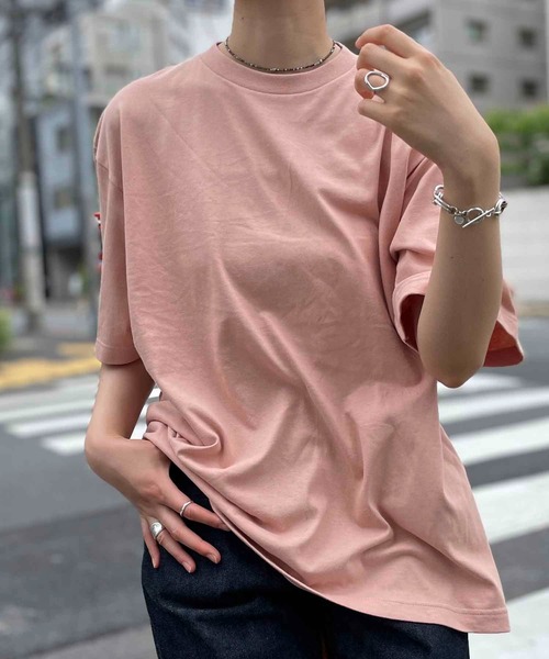 Printstar（プリントスター）の「Printstar / 5.6オンス ヘビーウェイトビッグＴシャツ / 00113-BCV（Tシャツ/カットソー・レディース・ホワイト/ブラック/ベージュ/カーキ/ピンク/ブルー・SMALL/MEDIUM/LARGE/X-LARGE）」の6枚目の写真