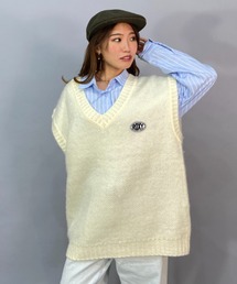 ROXY SKATE/ロキシースケート  無地/ゼブラ柄/ニットベスト  RSR224609T