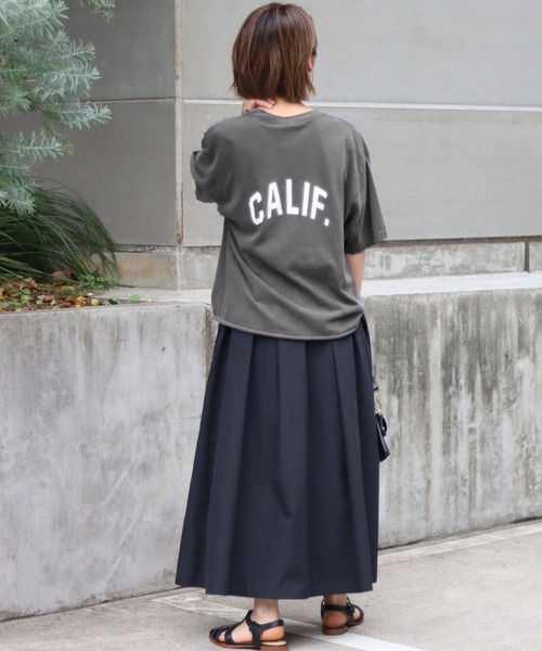 THE DAY ON THE BEACH(ザデイオンザビーチ)の「【THE DAY ON THE BEACH】CUT OFF T-SH:Tシャツ(Tシャツ/カットソー・レディース・ブラック/ブラック系その他/ナチュラル/グリーン系その他/ブラック系その他2・FREE)」の15枚目の写真