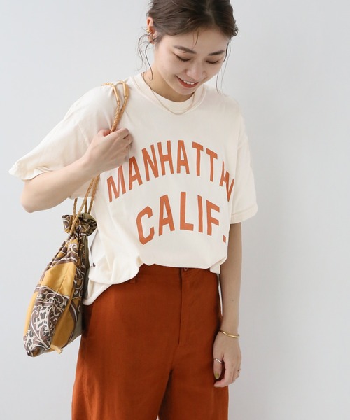 THE DAY ON THE BEACH(ザデイオンザビーチ)の「【THE DAY ON THE BEACH】CUT OFF T-SH:Tシャツ(Tシャツ/カットソー・レディース・ブラック/ブラック系その他/ナチュラル/グリーン系その他/ブラック系その他2・FREE)」の9枚目の写真