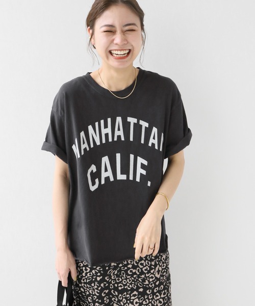 THE DAY ON THE BEACH(ザデイオンザビーチ)の「【THE DAY ON THE BEACH】CUT OFF T-SH:Tシャツ(Tシャツ/カットソー・レディース・ブラック/ブラック系その他/ナチュラル/グリーン系その他/ブラック系その他2・FREE)」の21枚目の写真