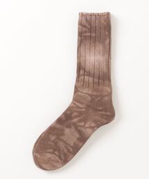 hobo（ホーボー）の「【hobo / ホーボー】 TIE-DYED CREW SOCKS C/N/PU（ソックス/靴下）」