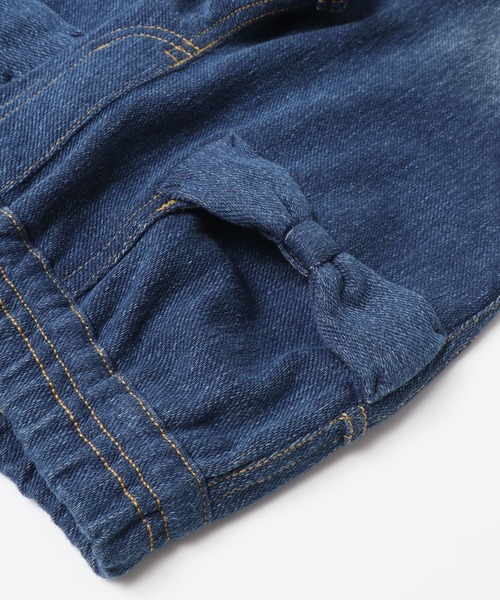 KP(ケーピー)の「リボンポケットのデニムニットパンツ(100~130cm)(デニムパンツ・キッズ・ネイビー・110cm/120cm/130cm)」の9枚目の写真