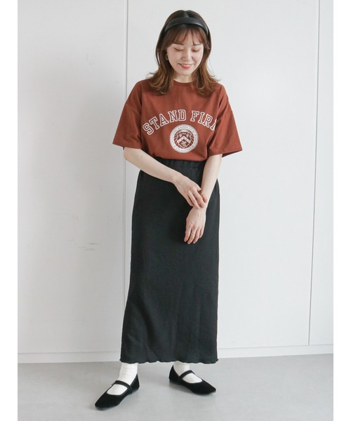 ehka sopo（エヘカソポ）の「しぼしぼカットペンシルスカート（スカート・レディース・グリーン/ブラウン/ブラック・ﾌﾘ-）」の20枚目の写真