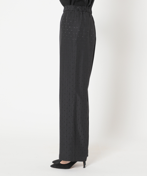 Spick＆Span ドットジャガードイージーパンツ 34 Spick & Span（スピックアンドスパン）の「≪追加≫ドット