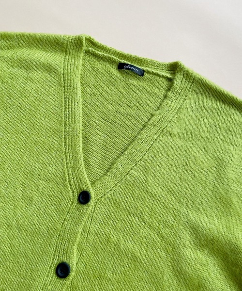 ＪＵＧＬＡＮＳ（ユグランス）の「☆ ふわっと柔らか。起毛モヘアタッチルーズカーディガン　162704（カーディガン/ボレロ・レディース・ブラック/オレンジ/ピンク/ライトグリーン/ブルー・FREE）」の9枚目の写真