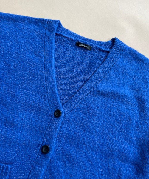 ＪＵＧＬＡＮＳ（ユグランス）の「☆ ふわっと柔らか。起毛モヘアタッチルーズカーディガン　162704（カーディガン/ボレロ・レディース・ブラック/オレンジ/ピンク/ライトグリーン/ブルー・FREE）」の12枚目の写真