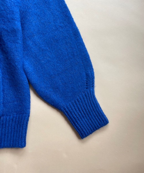 ＪＵＧＬＡＮＳ（ユグランス）の「☆ ふわっと柔らか。起毛モヘアタッチルーズカーディガン　162704（カーディガン/ボレロ・レディース・ブラック/オレンジ/ピンク/ライトグリーン/ブルー・FREE）」の13枚目の写真