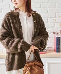 acro（アクロ）の「ケーブル柄カーディガン/AC1457（ニット/セーター）」