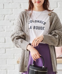 acro | ■2022秋冬新作■ケーブル柄カーディガン/AC1457(ニット/セーター)