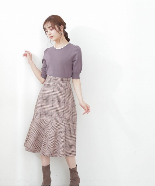 PROPORTION BODY DRESSING（プロポーションボディドレッシング）の「ビエラチェックスカート / 1212220808（スカート・レディース・ブラウン/ベージュ・SMALL/MEDIUM）」の5枚目の写真