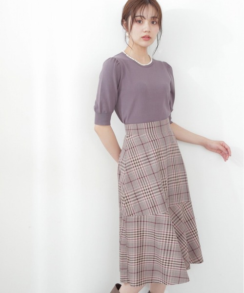 PROPORTION BODY DRESSING（プロポーションボディドレッシング）の「ビエラチェックスカート / 1212220808（スカート・レディース・ブラウン/ベージュ・SMALL/MEDIUM）」の6枚目の写真