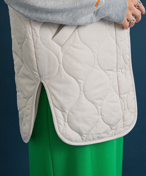 bohmal（ボマール）の「波キルティングライトベスト（ベスト・レディース・オフホワイト/カーキ/ブラック・FREE）」の22枚目の写真