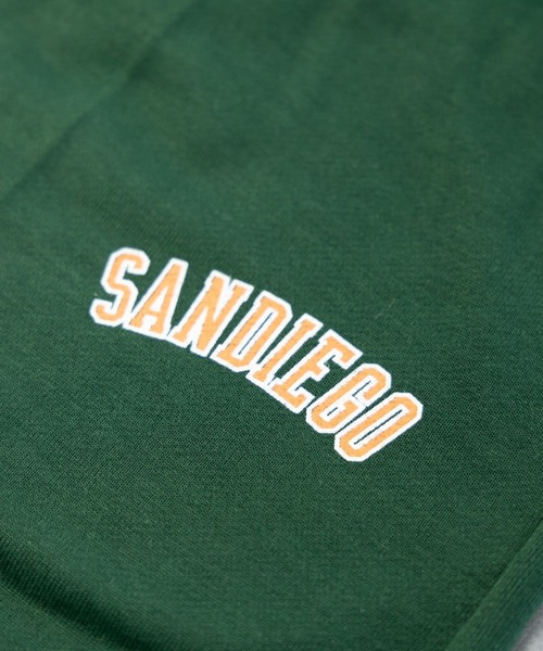 NYLAUS（ナイラス）の「ロゴプリント ワイド スウェットイージーパンツ（スウェットパンツ・メンズ・ブラック/ネイビー/グリーン/杢グレー/オートミール・LL/L/M）」の22枚目の写真