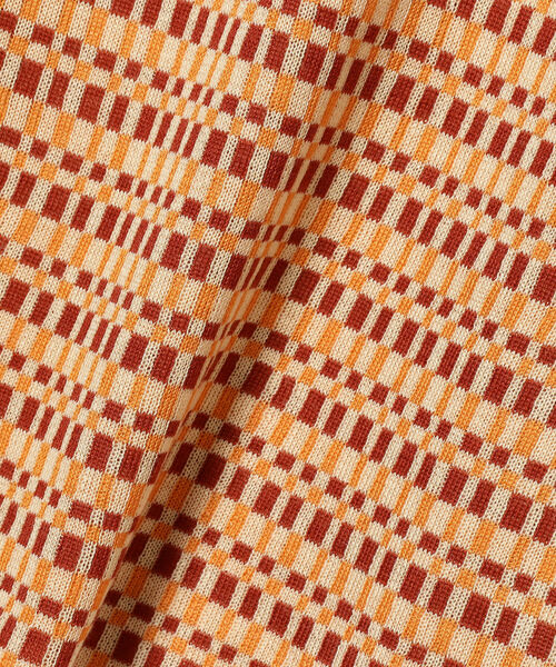 Ray BEAMS(レイビームス)の「Ray BEAMS / カラー チェック ハイネック ニット(Tシャツ/カットソー・レディース・ブルー/オレンジ・ONE SIZE)」の22枚目の写真