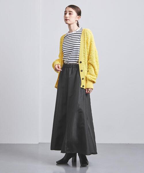 【新品タグ付】UNITED ARROWS PE CHAMB ギャザースカート UNITED ARROWS（ユナイテッドアローズ）の「【WEB限定】PE CHAMB
