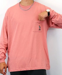 BF2 select Soar Out Door オーバーサイズ ペンギン 刺繍  ポケ付き  ロングスリーブTシャツ