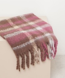 ネップチェックマフラー