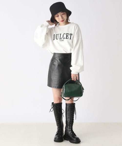 Heather(ヘザー)の「刺繍ロゴスウェットプルオーバー 166436(スウェット・レディース・オフホワイト/ネイビー/ブラック・FREE)」の6枚目の写真