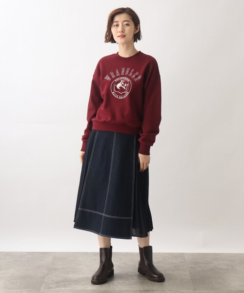 Wrangler（ラングラー）別注】カレッジロゴがポイント！裏毛プル