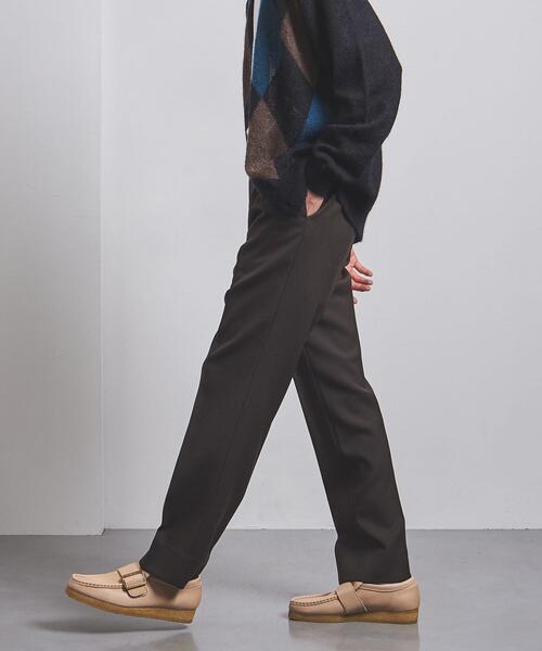 UNITED ARROWS（ユナイテッドアローズ）の「ギャバジン 1プリーツ テーパードパンツ（その他パンツ・メンズ・ブラック/グレー/ダークブラウン・S/M/L/XL）」の15枚目の写真