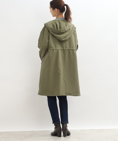 SHOO・LA・RUE（シューラルー）の「◆【理想のライトアウター！】柔らかタッチ ミリタリーコート（その他アウター・レディース・ブラック/オリーブ/ブラウン系その他・02/03/04/05）」の17枚目の写真