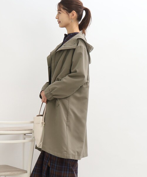 SHOO・LA・RUE（シューラルー）の「◆【理想のライトアウター！】柔らかタッチ ミリタリーコート（その他アウター・レディース・ブラック/オリーブ/ブラウン系その他・02/03/04/05）」の14枚目の写真