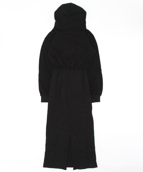 ANDGEEBEE（アンジービー）の「スウェットフーディーワンピ（ワンピース・レディース・アイボリー/ブラック・MEDIUM）」の11枚目の写真