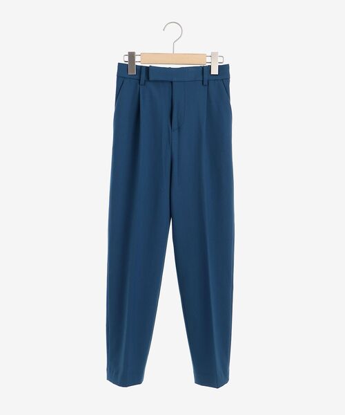 le.coeur blanc(ルクールブラン)の「コスミカルウォームタックテーパードパンツ(スラックス・レディース・オフホワイト/ブルー/パープル/ブラック・34/36/38/40)」の10枚目の写真