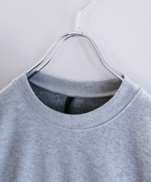Starting Over（スターティングオーバー）の「裏起毛ルーズフィットクルーネックトレーナー（スウェット・メンズ・オフホワイト/ブラック/グレー/アッシュブラウン/グリーン/ネイビー・M/L/XL）」の8枚目の写真