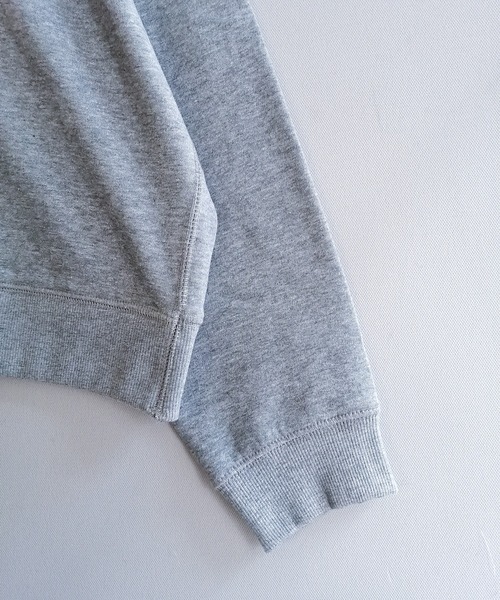 Starting Over（スターティングオーバー）の「裏起毛ルーズフィットクルーネックトレーナー（スウェット・メンズ・オフホワイト/ブラック/グレー/アッシュブラウン/グリーン/ネイビー・M/L/XL）」の9枚目の写真