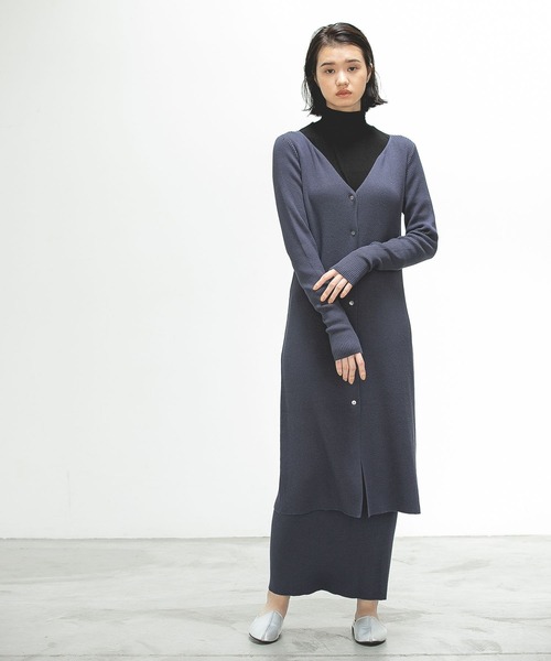 e/rm（イーアールエム）の「【e/rm】カシミヤシルクジャージタートルネック（Tシャツ/カットソー・レディース・ブラック/ライトグレー/オフホワイト/ブラウン・FREE）」の9枚目の写真