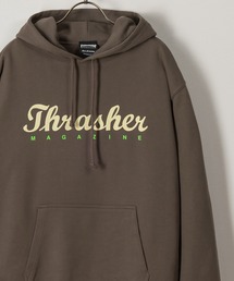 【THRASHER/スラッシャー】TH Since 1981SW スクリプトロゴフーディ/プルパーカー/ユニセックス