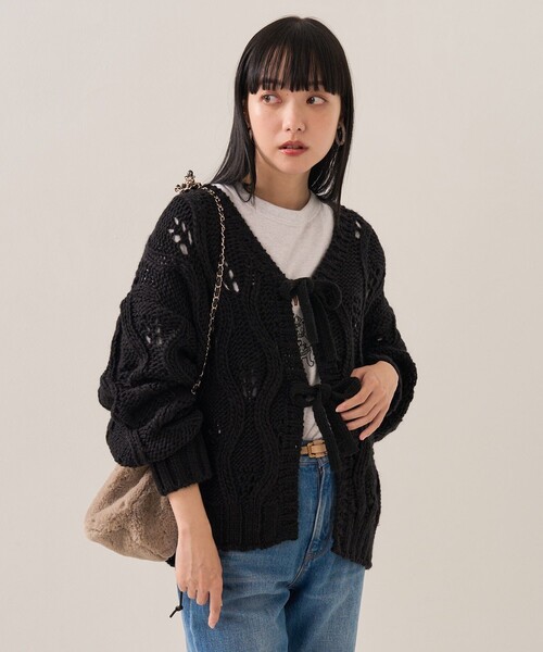 新品　黒　エレガンスボレロカーディガン　☆プリーツプリーズでは✖️ 新品 黒 エレガンスボレロカーディガン ☆プリーツプリーズでは