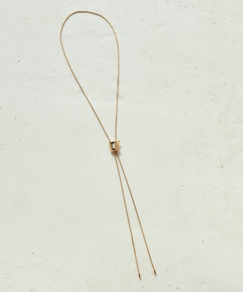 GOLDY（ゴールディ）の「ループ タイイング メタル ネックレス（ネックレス・メンズ・ゴールド/シルバー系その他/ゴールド系その他/シルバー・FREE）」の6枚目の写真