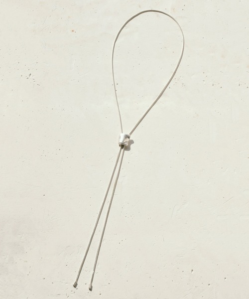 GOLDY（ゴールディ）の「ループ タイイング メタル ネックレス（ネックレス・メンズ・ゴールド/シルバー系その他/ゴールド系その他/シルバー・FREE）」の7枚目の写真