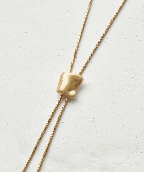 GOLDY（ゴールディ）の「ループ タイイング メタル ネックレス（ネックレス・メンズ・ゴールド/シルバー系その他/ゴールド系その他/シルバー・FREE）」の8枚目の写真
