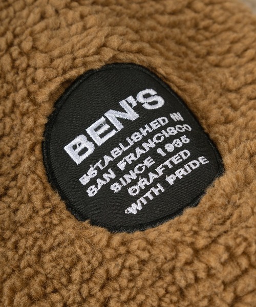 BEN DAVIS(ベンデイビス)の「【BEN DAVIS/ベンデイビス】ポケット切替え 袖ワッペン スタンド ボアジャケット/ボアブルゾン/ルーズシルエット(ブルゾン・レディース・ホワイト/ブラック系その他/ブラック/マルチ・M/L/XL)」の17枚目の写真