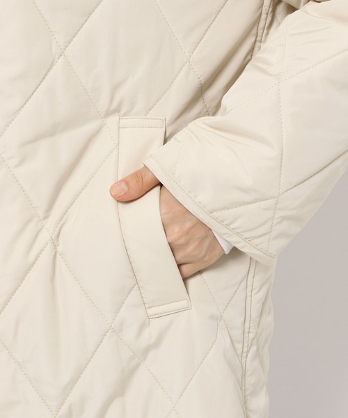 GLOBAL WORK（グローバルワーク）の「マルチWAYロングコート/295899（ダッフルコート・レディース・ベージュ/ブラック・FREE）」の8枚目の写真